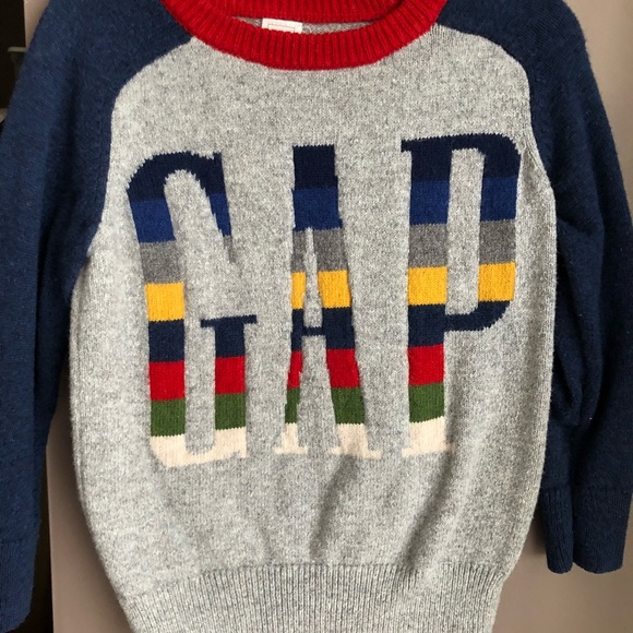 GAP Other - GAP Toddler boys wool logo sweater